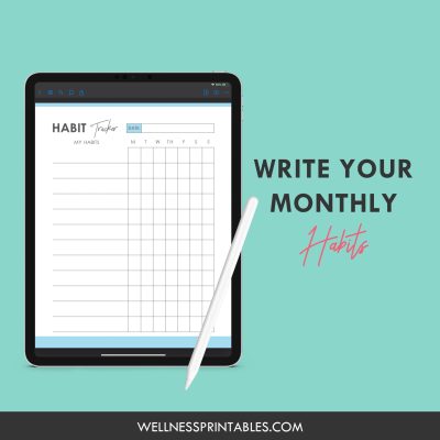 goal setting worksheets workbook habit tracker